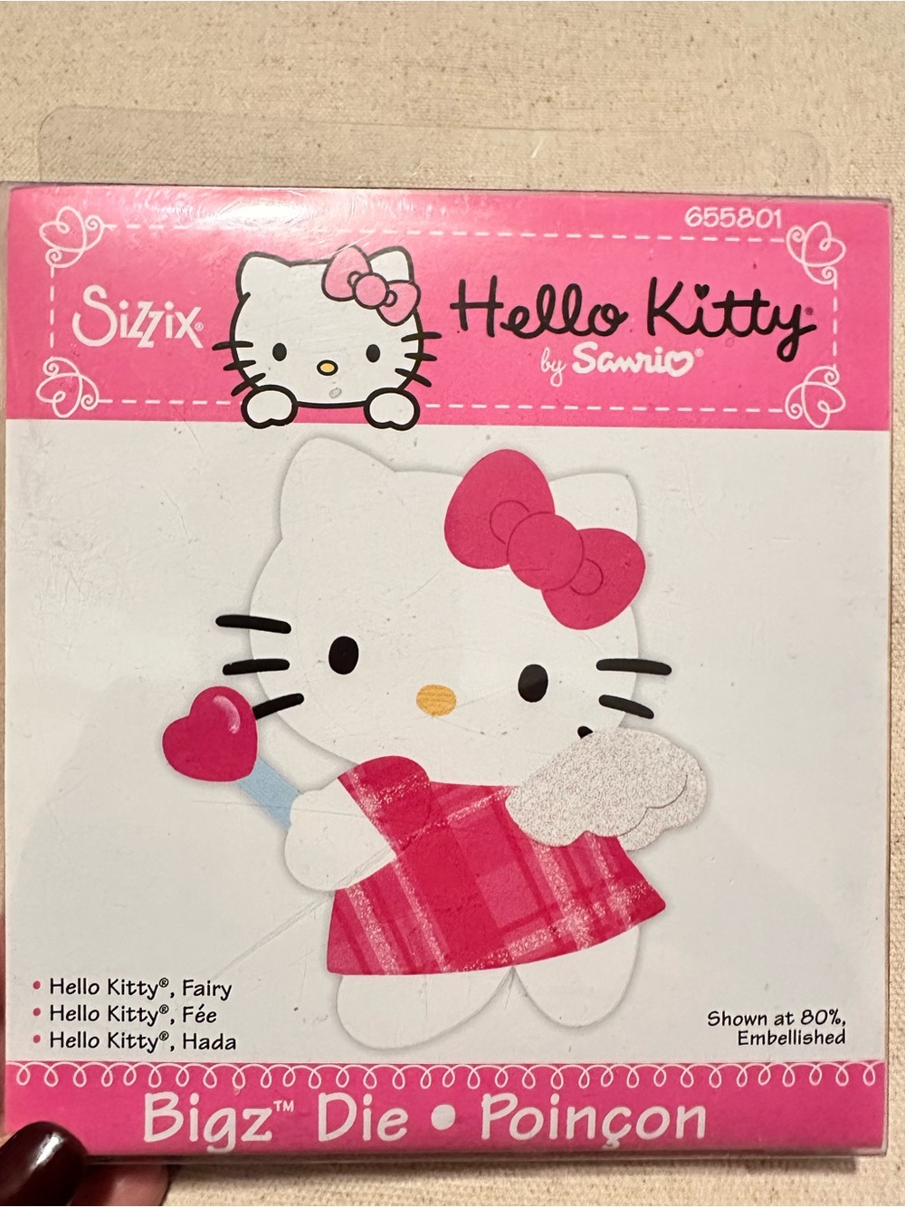Sizzix | Die Cut | Hello Kitty Pink Fairy Bigz Die - Hello Kitty by Sanrio